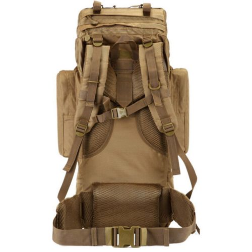 70L Metal Bracket 2016 Men Backpack Multi function Waterproof Nylon Bag Camouflage Pack Free Shipping D213 2