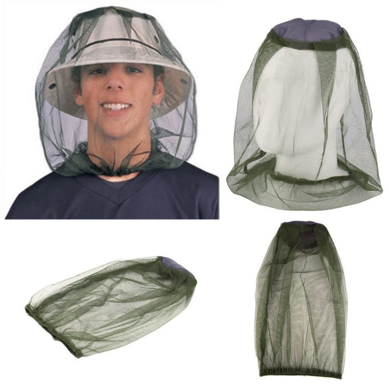 Midge Mosquito Insect Hat Bug Mesh Head Net Face Protector Travel Camping outdoor gear free shipping 3