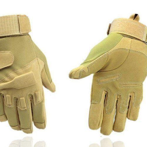 Outdoor Men s Army Gloves Man Full finger gloves Military police Safety Gloves Anti Slippery Leather