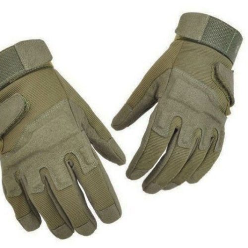 Outdoor Men s Army Gloves Man Full finger gloves Military police Safety Gloves Anti Slippery Leather 1